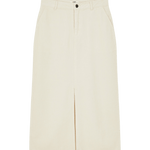 Falda Midi CKS Skipper White - ECRU