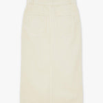 Falda Midi CKS Skipper White - ECRU