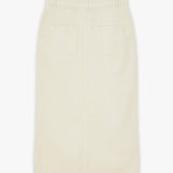 Falda Midi CKS Skipper White - ECRU