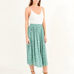 Falda Molly Bracken Green Diane - ECRU