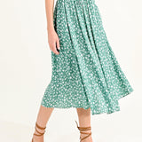 Falda Molly Bracken Green Diane - ECRU