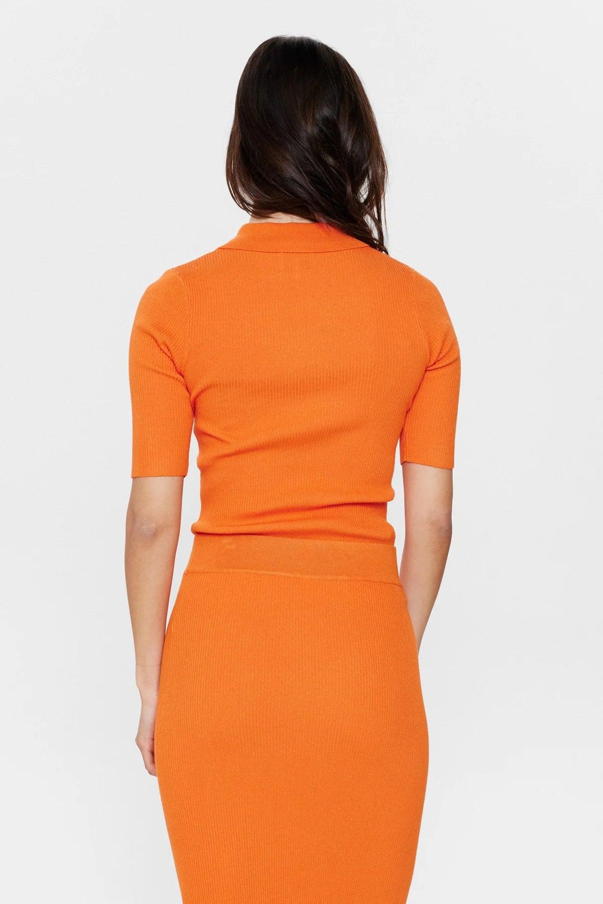 Falda Nurippa Red Orange - ECRU