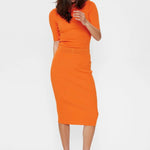 Falda Nurippa Red Orange - ECRU