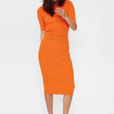 Falda Nurippa Red Orange - ECRU