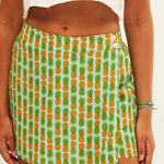 Falda Pantalón Xantik Green Pineapple - ECRU