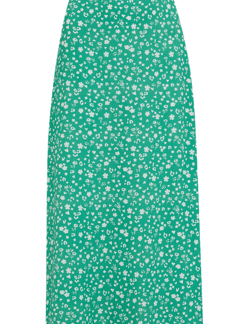 Falda Sugarhill Zora Green Scatter Print - ECRU