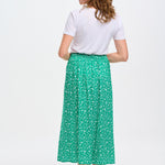 Falda Sugarhill Zora Green Scatter Print - ECRU