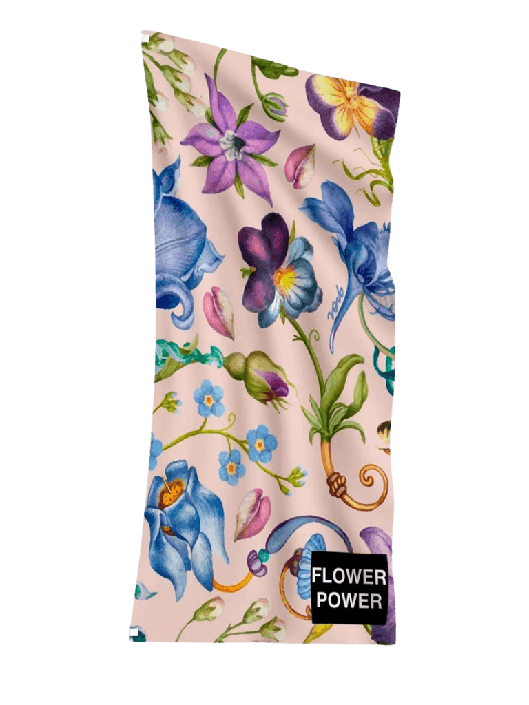 Foulard Verb to Do Flower Power - ECRU