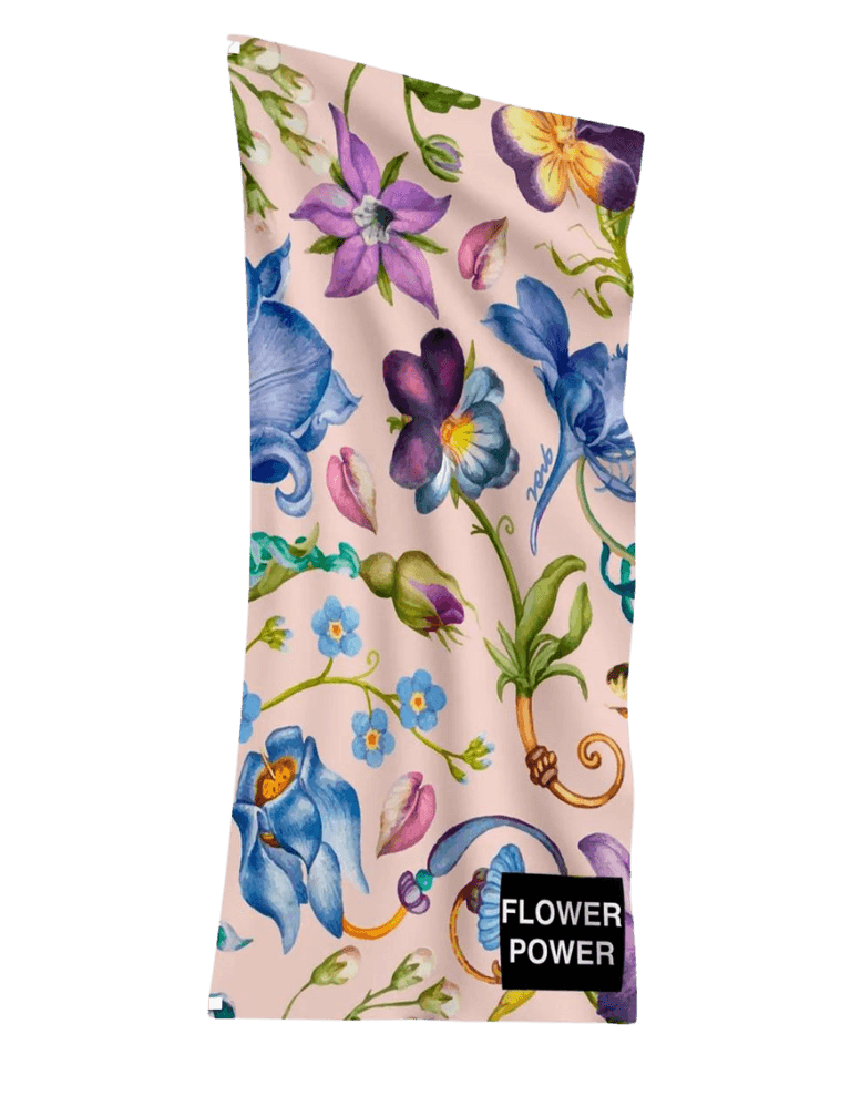 Foulard Verb to Do Flower Power - ECRU