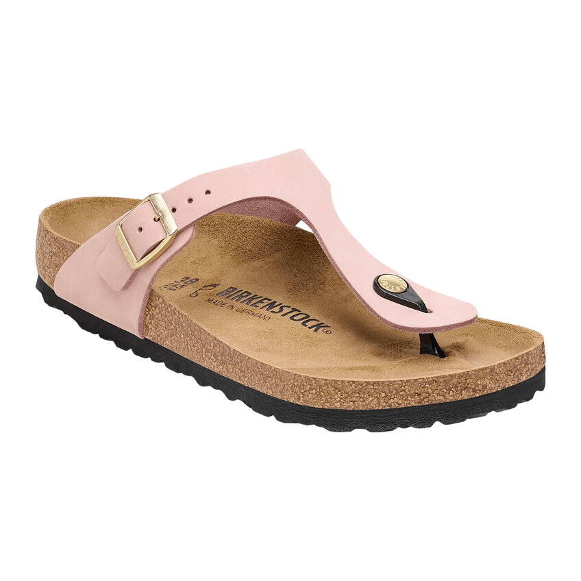 Gizeh BIRKENSTOCK Nubuc Soft Pink - ECRU