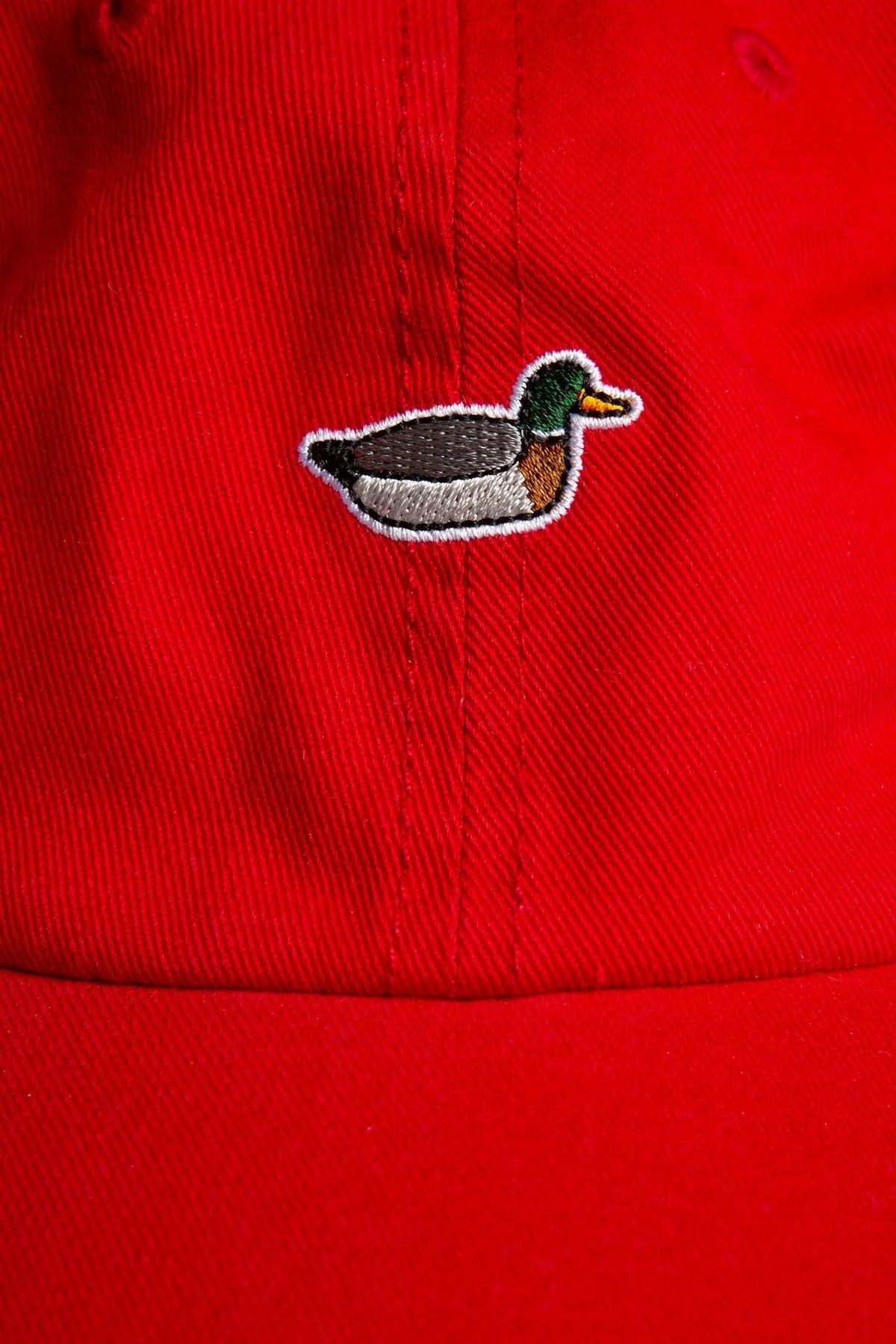 Gorra Edmmond Studios Duck Patch Plain Red - ECRU