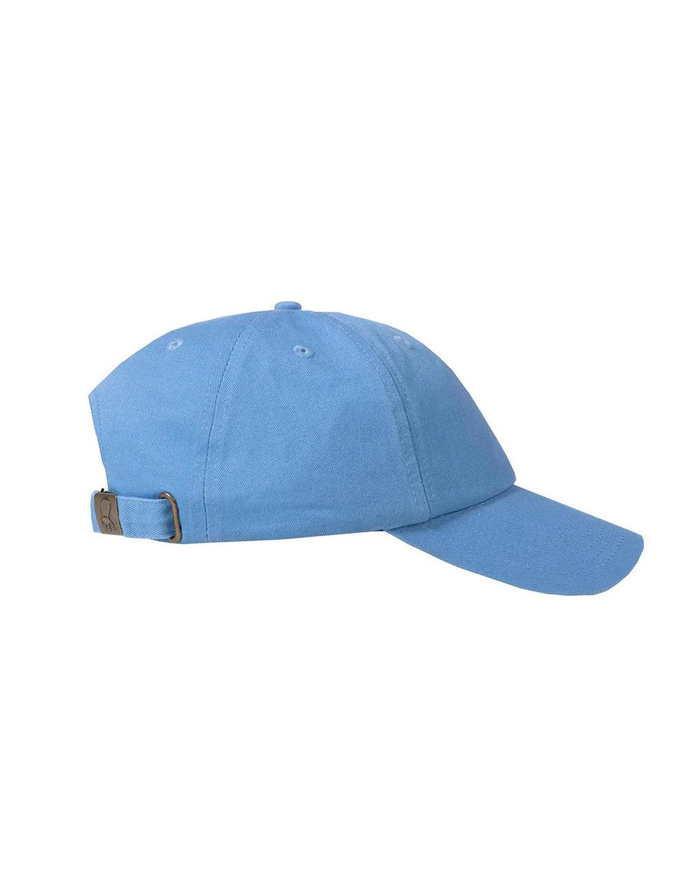 Gorra El Pulpo Lavada Logo Básico Azul Celeste - ECRU