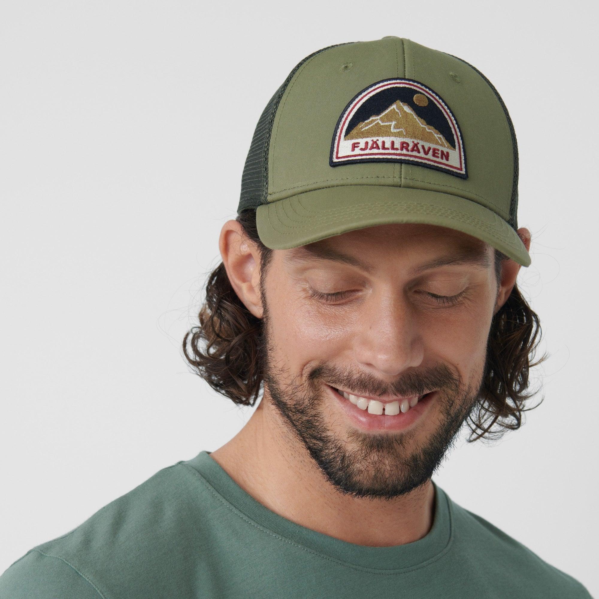 Gorra Fjallraven Badge Långtradarkeps Green - ECRU