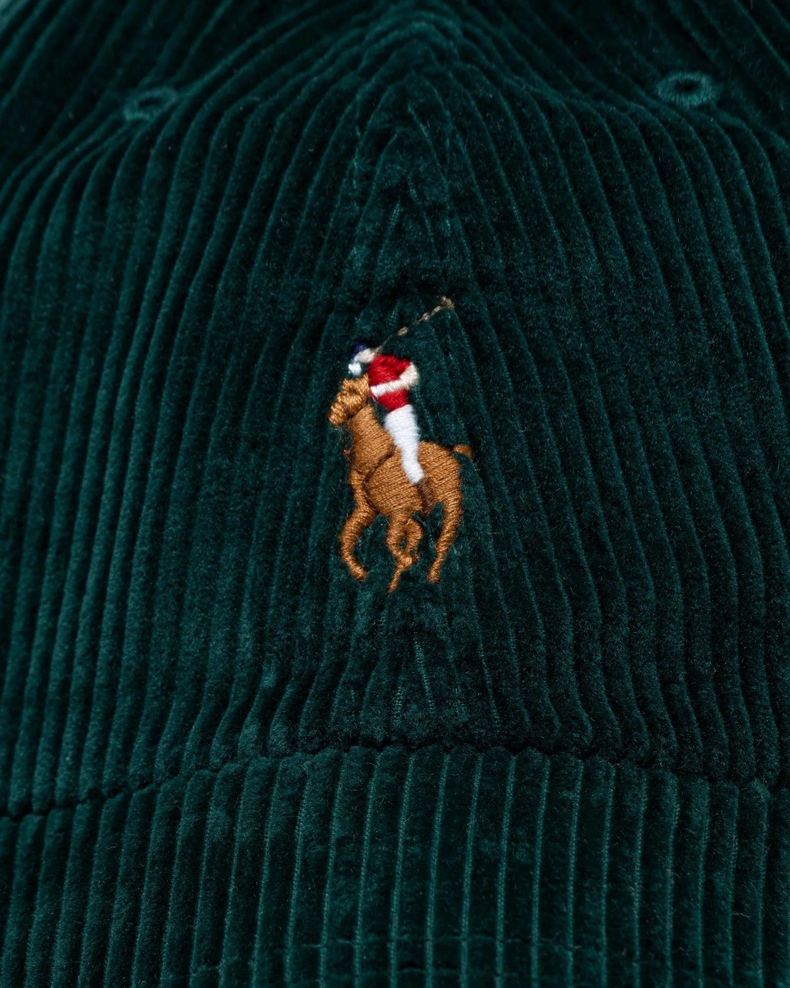 Gorra Polo Ralph Lauren Classic Sport Corduroy Green - ECRU