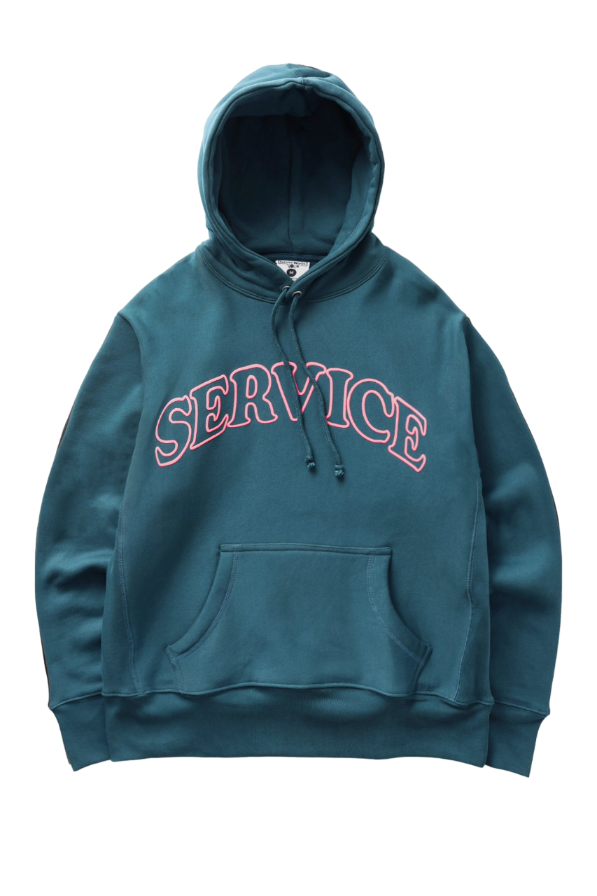 Sudadera SERVICE WORKS Arch Logo Petrol