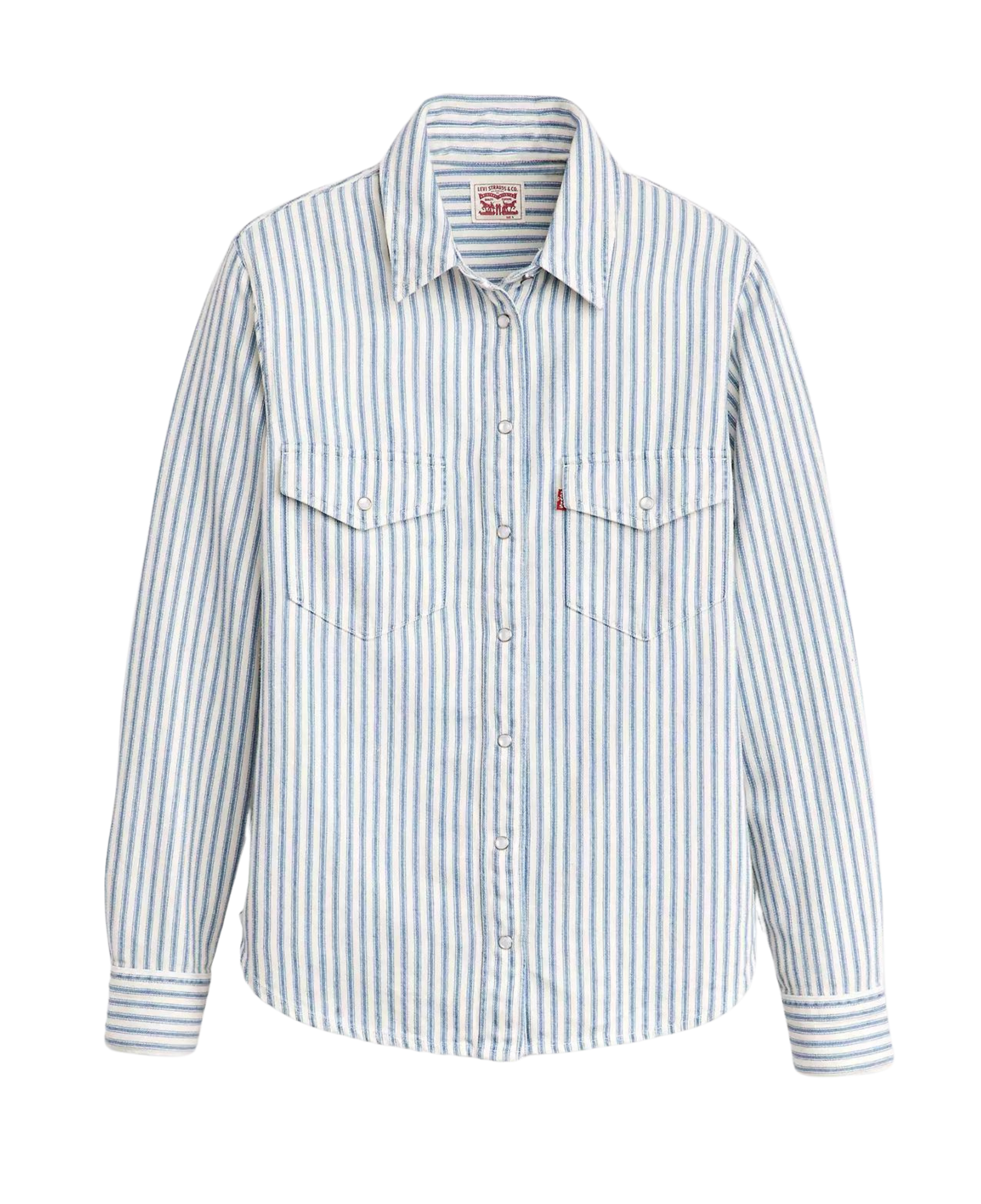 Levi's® Iconic Western Lightweight Navy Stripe Hemd 