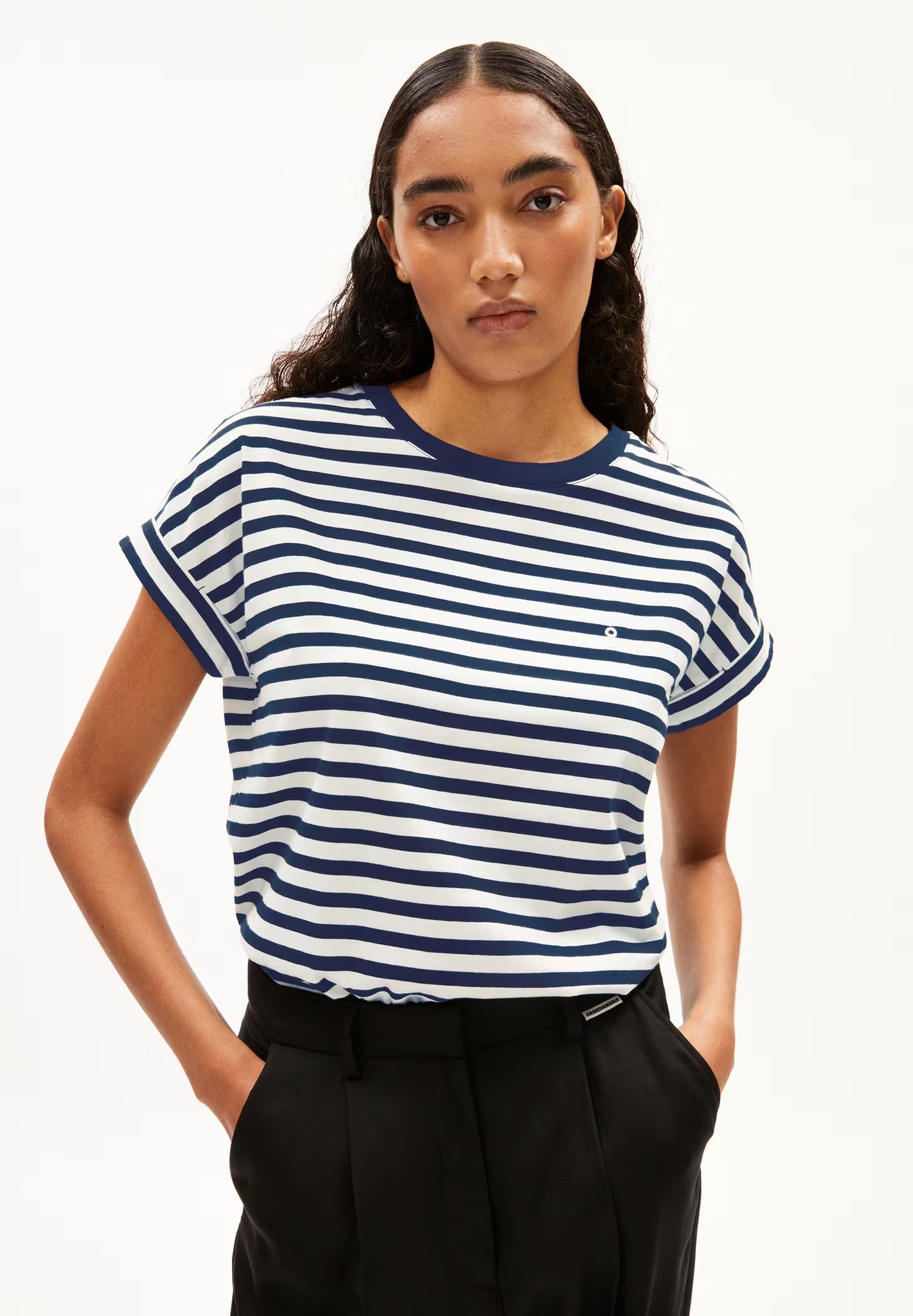 Camiseta ARMEDANGELS Idaara Stripes