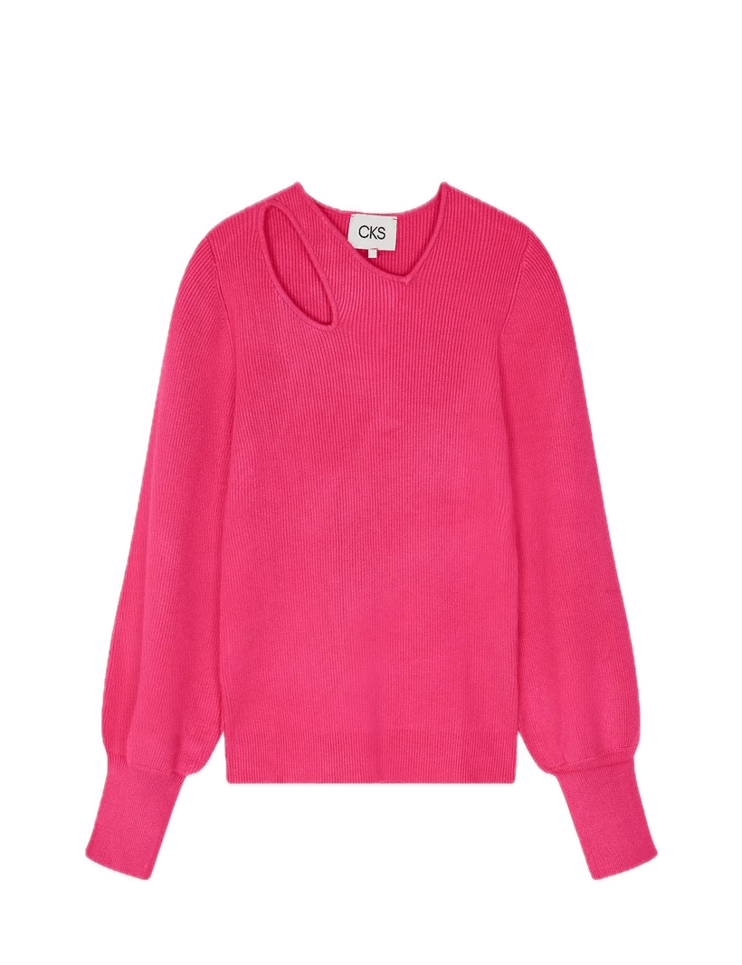 Jersey CKS Phase Bright Pink - ECRU