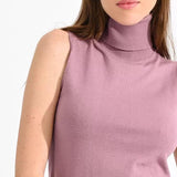 Jersey Molly Bracken sin Manga con Cuello Alto - ECRU