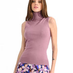 Jersey Molly Bracken sin Manga con Cuello Alto - ECRU