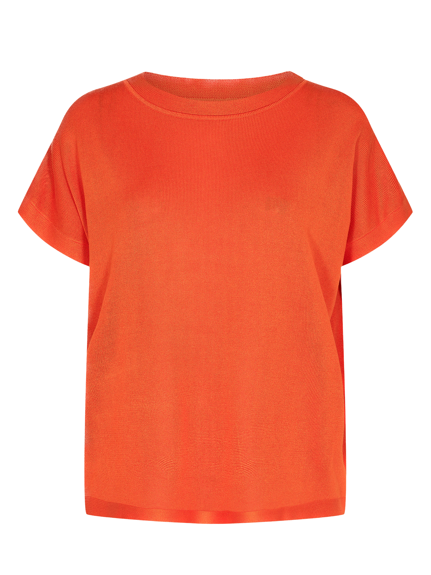 Jersey Nudarlene Red Orange - ECRU