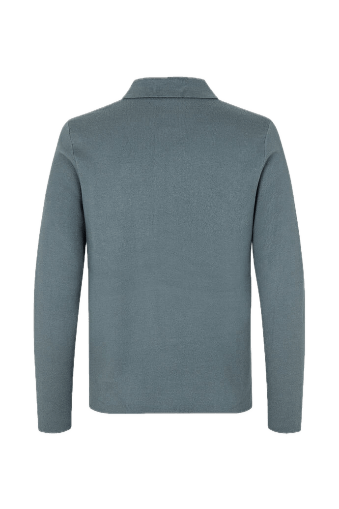 Jersey Samsøe Samsøe Guna half zip 10490 Stormy Weather - ECRU