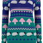 Jersey Sugarhill Rosie Multi Rural Fairisle - ECRU