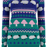 Jersey Sugarhill Rosie Multi Rural Fairisle - ECRU