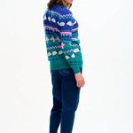 Jersey Sugarhill Rosie Multi Rural Fairisle - ECRU