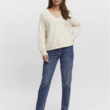 Jersey Vero Moda Doffy Birch - ECRU