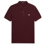 Polo FRED PERRY M6000 Rojo Oscuro / Crudo