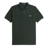 Polo FRED PERRY M6000 Verde Noche / Azul Bahía