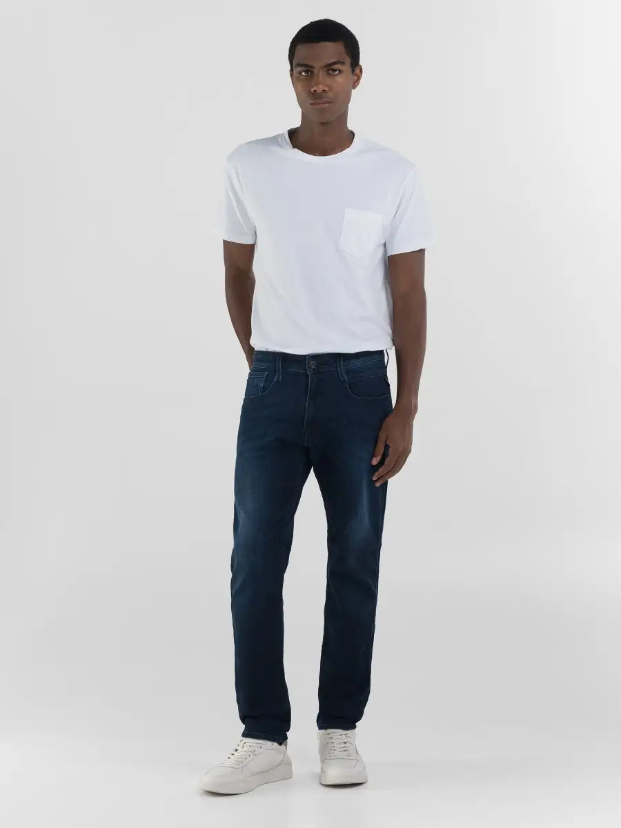 Replay Slim Anbass Dark Blue Jeans 