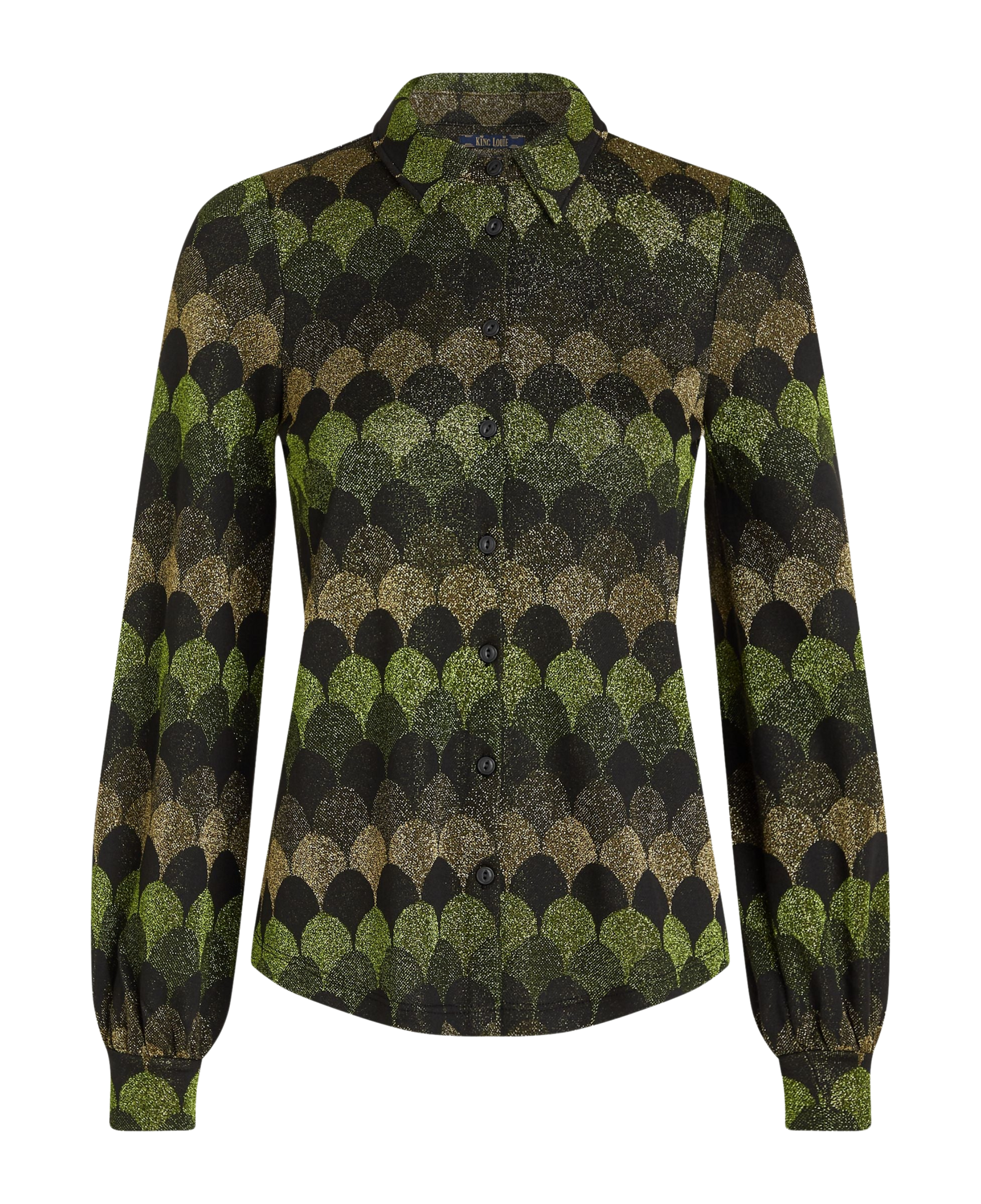 Blusa KING LOUIE Maisie Diva Olive Green