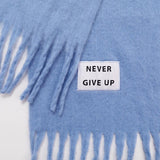 Maxi Bufanda Verb To Do Never Give Up - ECRU