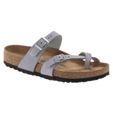 Mayari Birkenstock Plantilla Blanda Piel Nubuc Purple Fog - ECRU