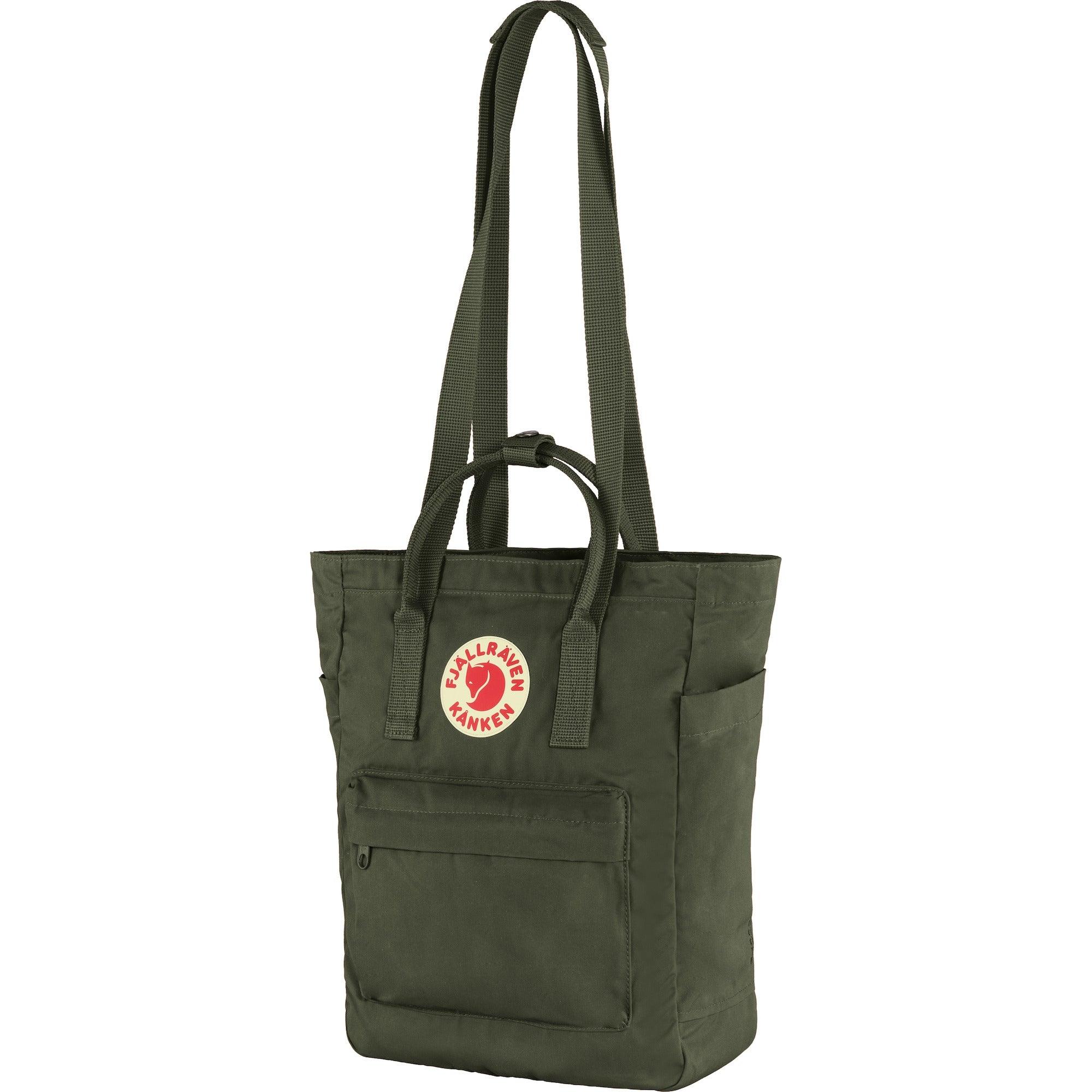 Mochila Bolso Fjällräven Kånken Totepack Deep Forest - ECRU