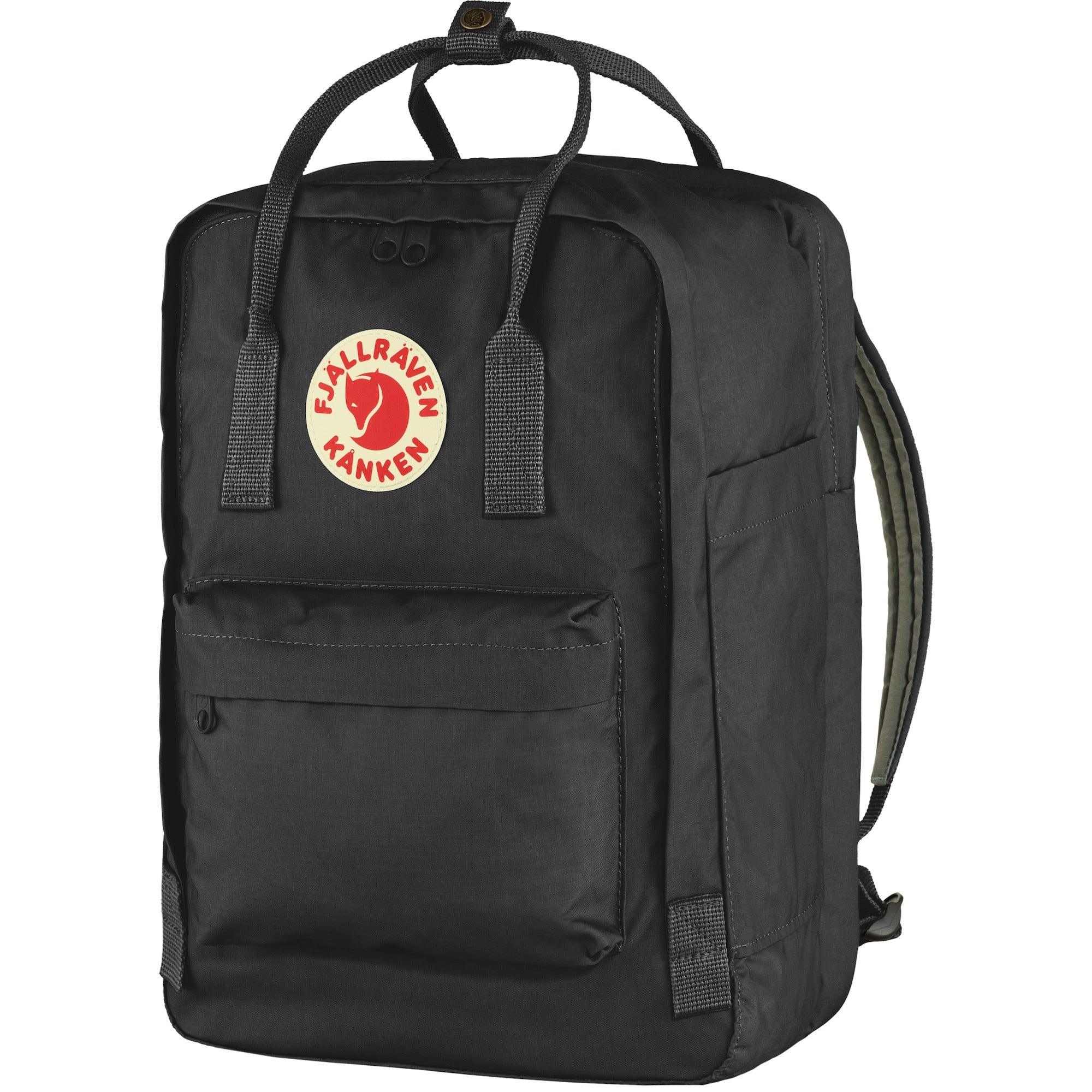 Mochila Fjällräven Kanken Laptop 15" Black - ECRU