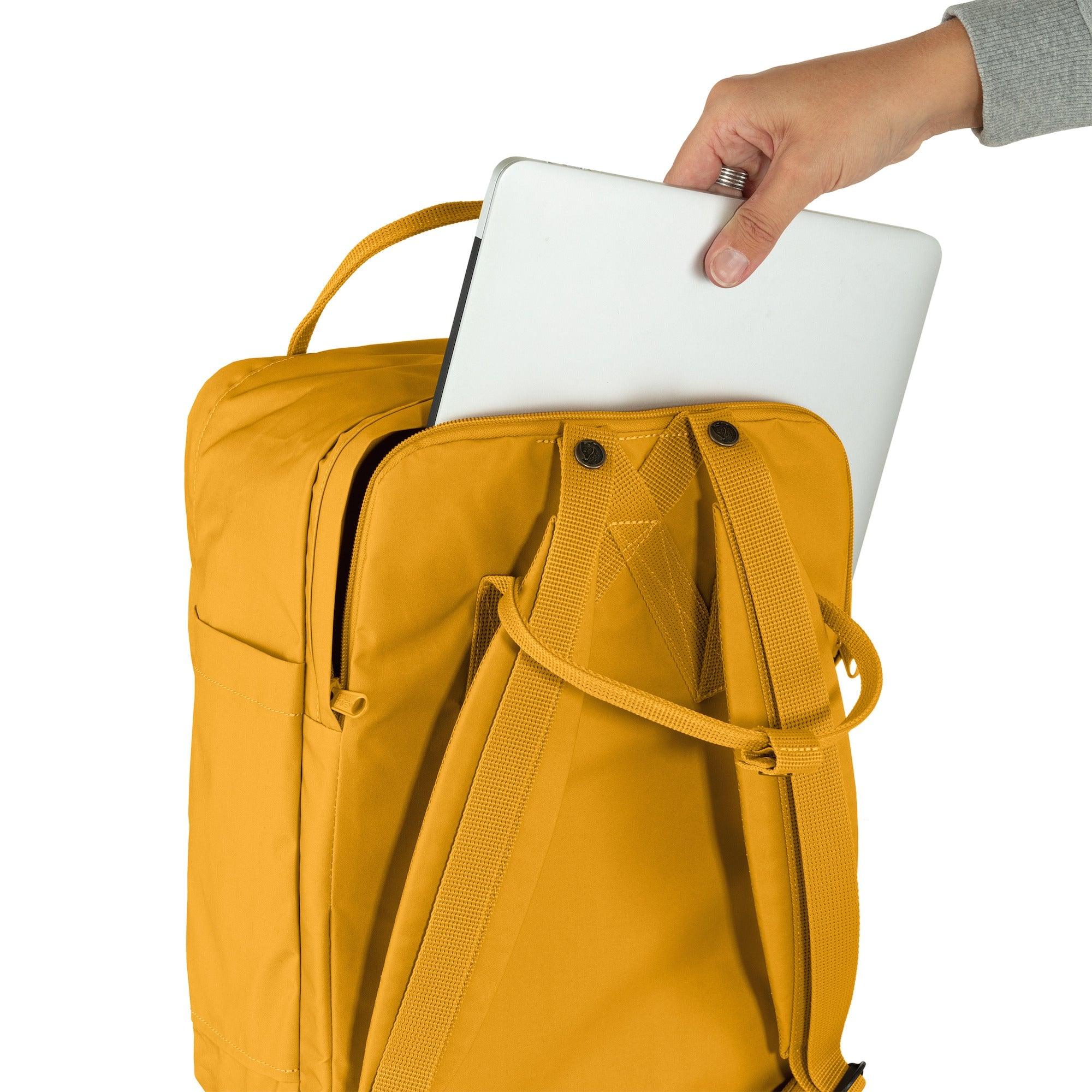 Mochila Fjällräven Kanken Laptop 15" Ochre - ECRU