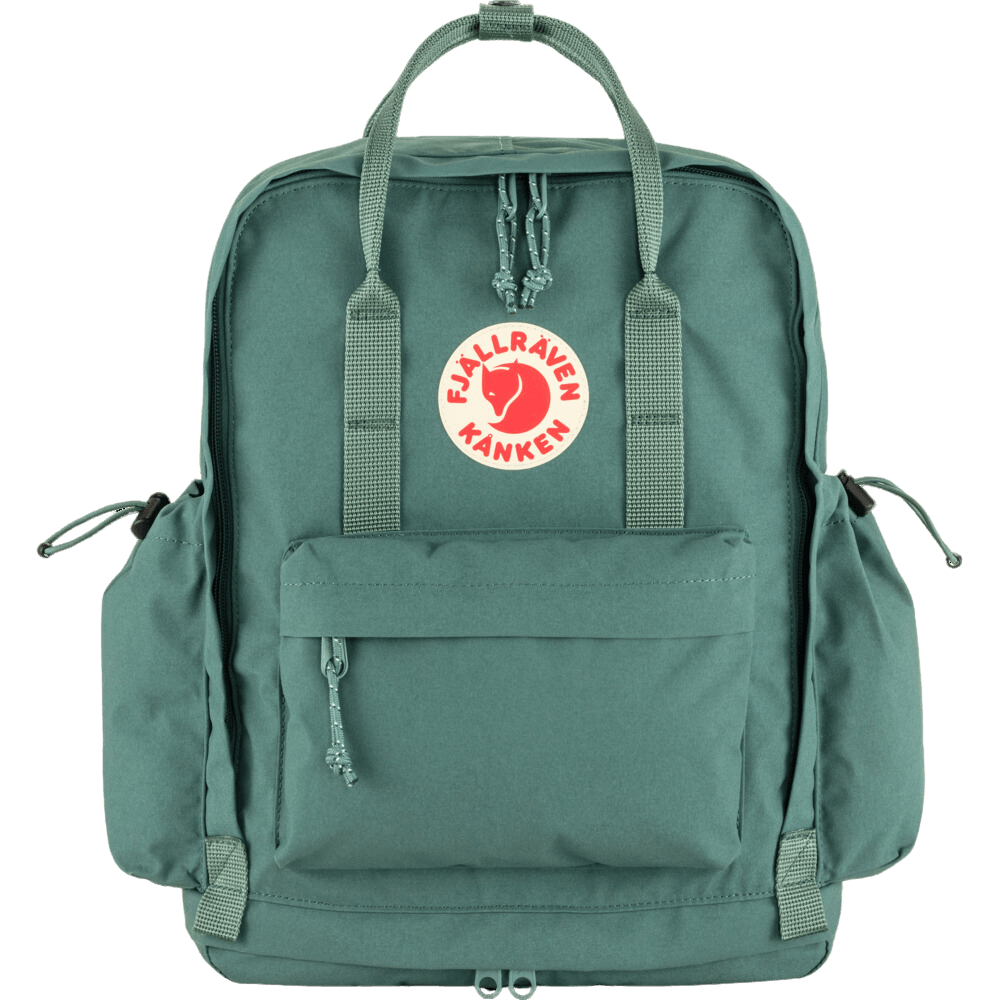 Mochila Fjallraven Kånken Outlong Frost Green - ECRU