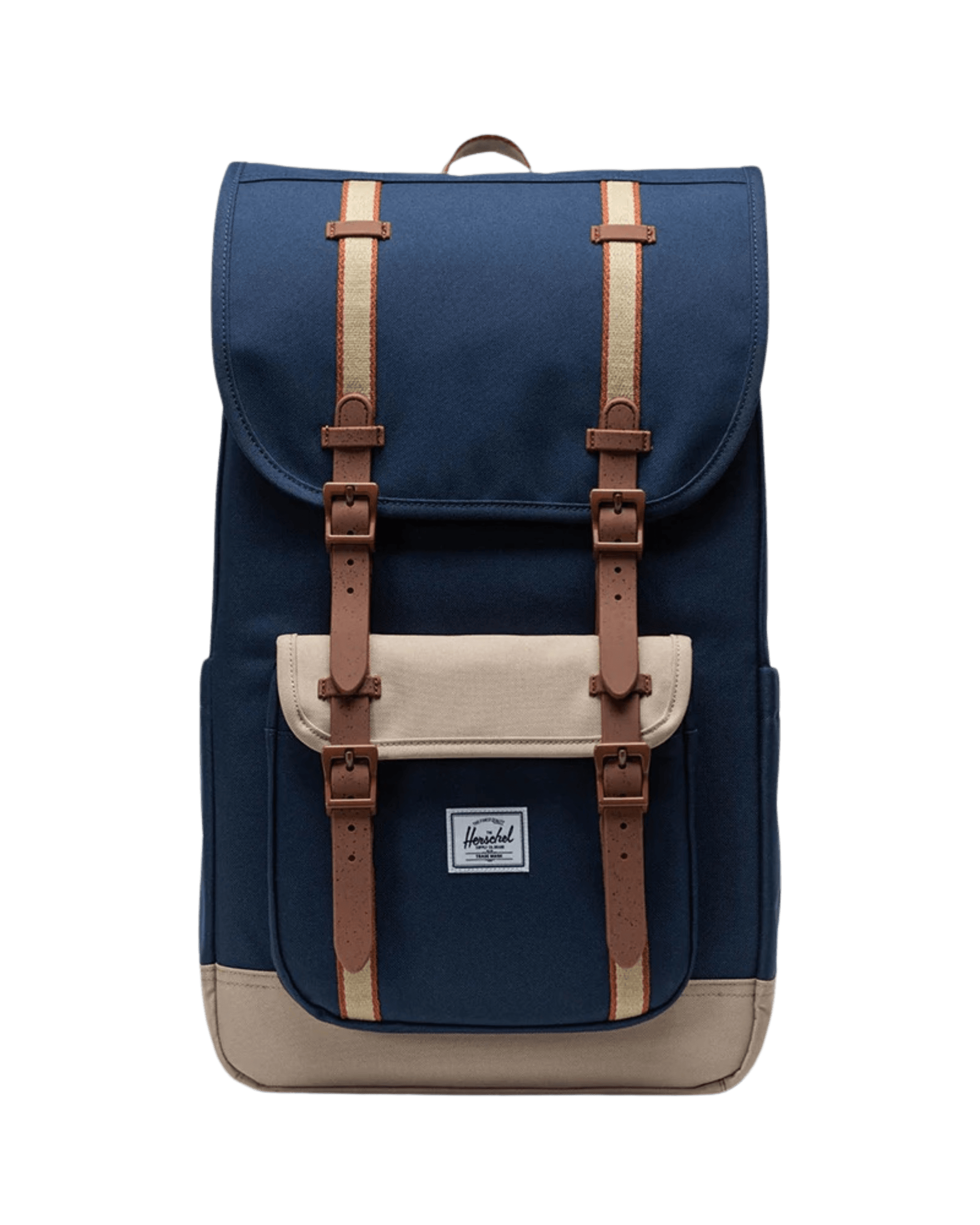 Mochila Herschel Little America™ Black Iris Twill - ECRU