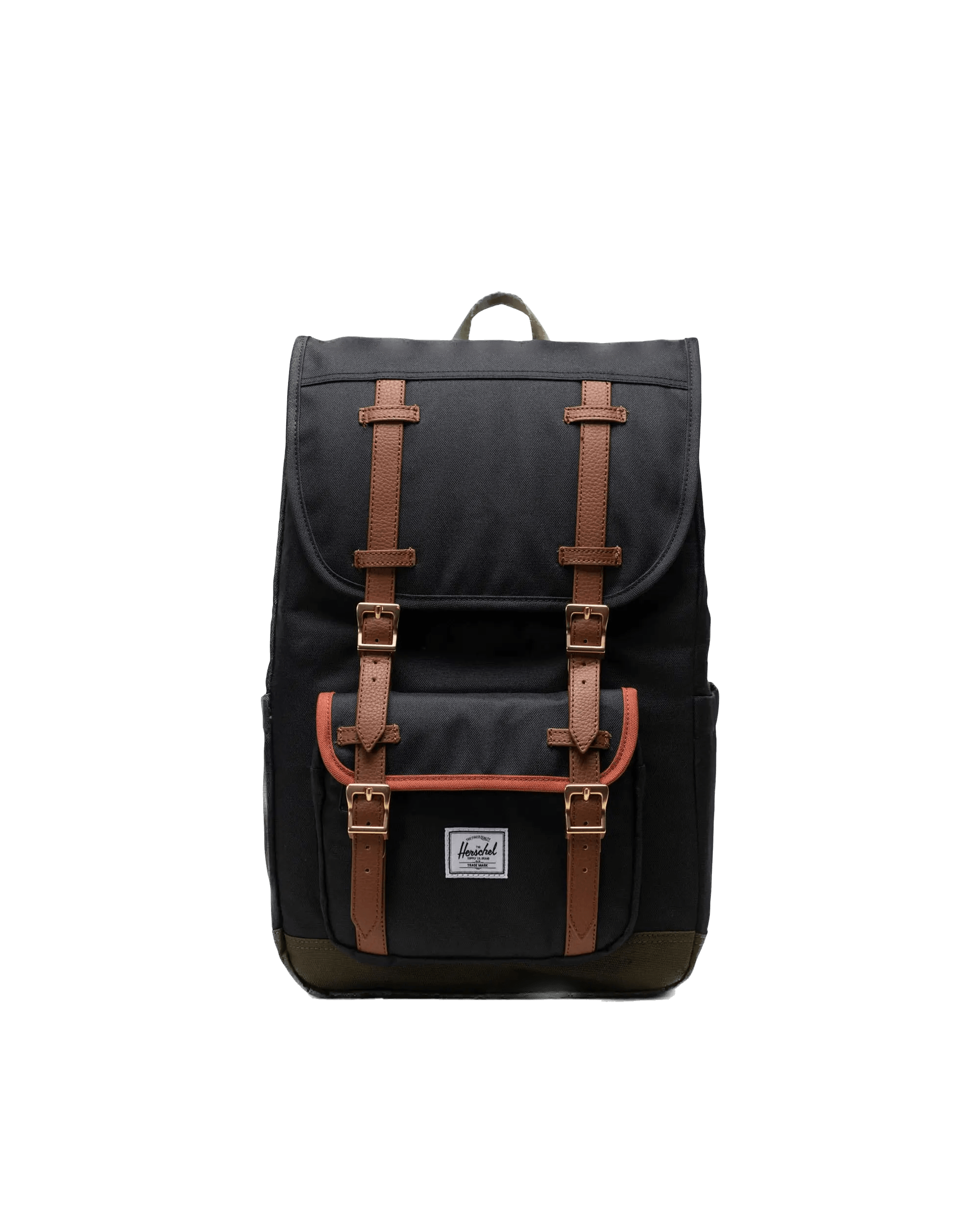 Mochila Herschel Little America™ Mid-Volume Black Ivy Green Chutney - ECRU