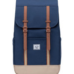 Mochila Herschel Retreat™ Black Iris Twill - ECRU