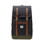 Mochila Herschel Retreat™ Negra - ECRU