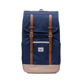 Mochila Herschel Retreat™ Peacoat Light Taupe Whitecap Gray - ECRU