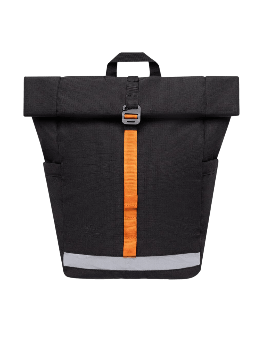 Mochila Lefrik Lars Roll Vandra Black Ripstop - ECRU