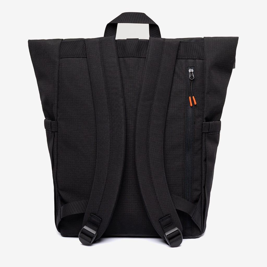 Mochila Lefrik Lars Roll Vandra Black Ripstop - ECRU