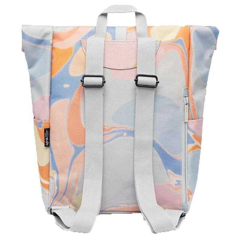 Mochila Lefrik Roll Mini Marble - ECRU