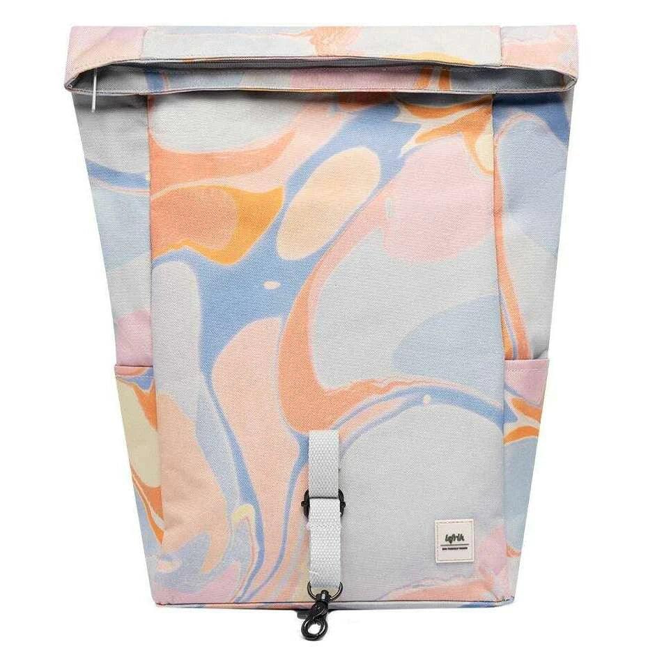 Mochila Lefrik Roll Mini Marble - ECRU