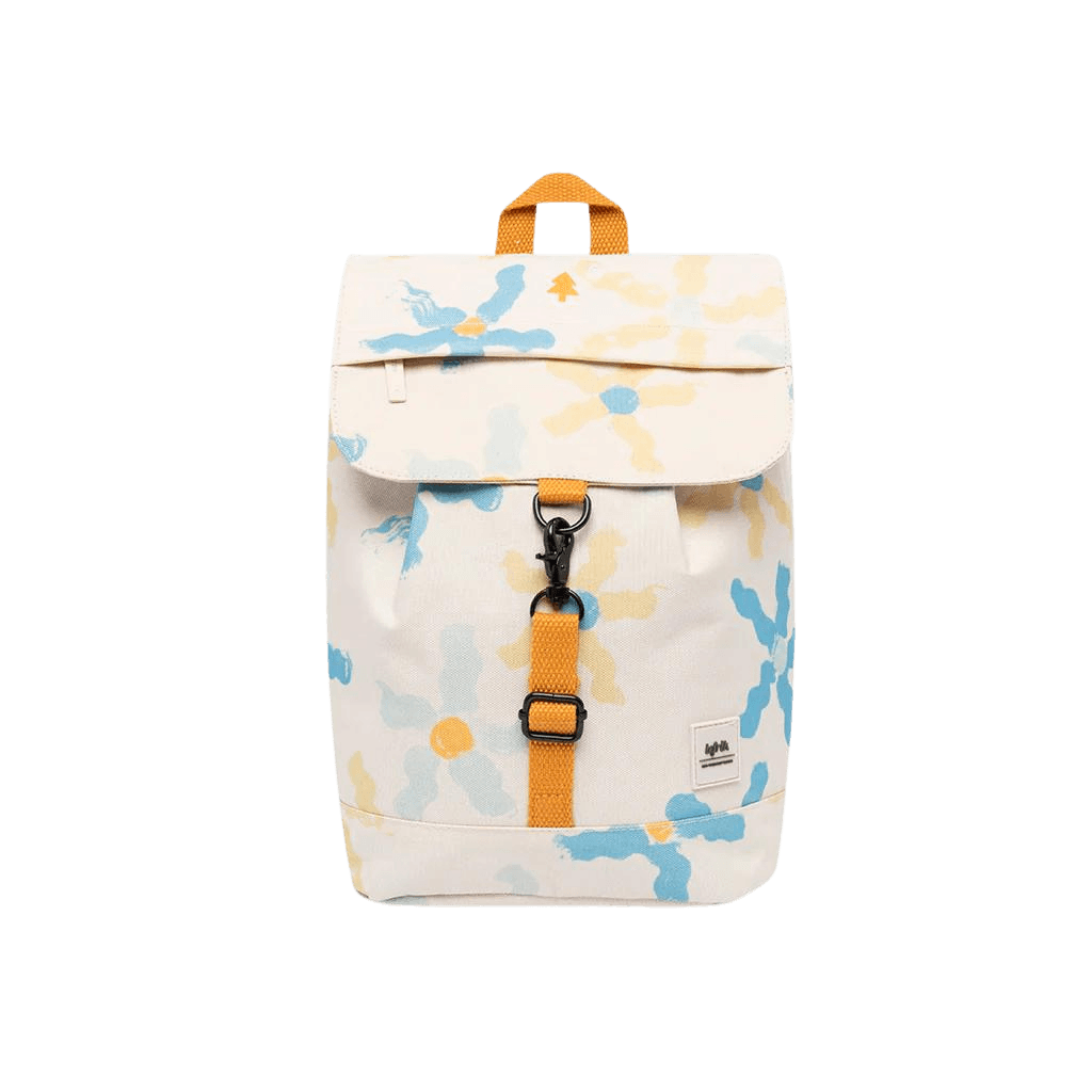 Mochila Lefrik Scout Mini Printed Daisy - ECRU